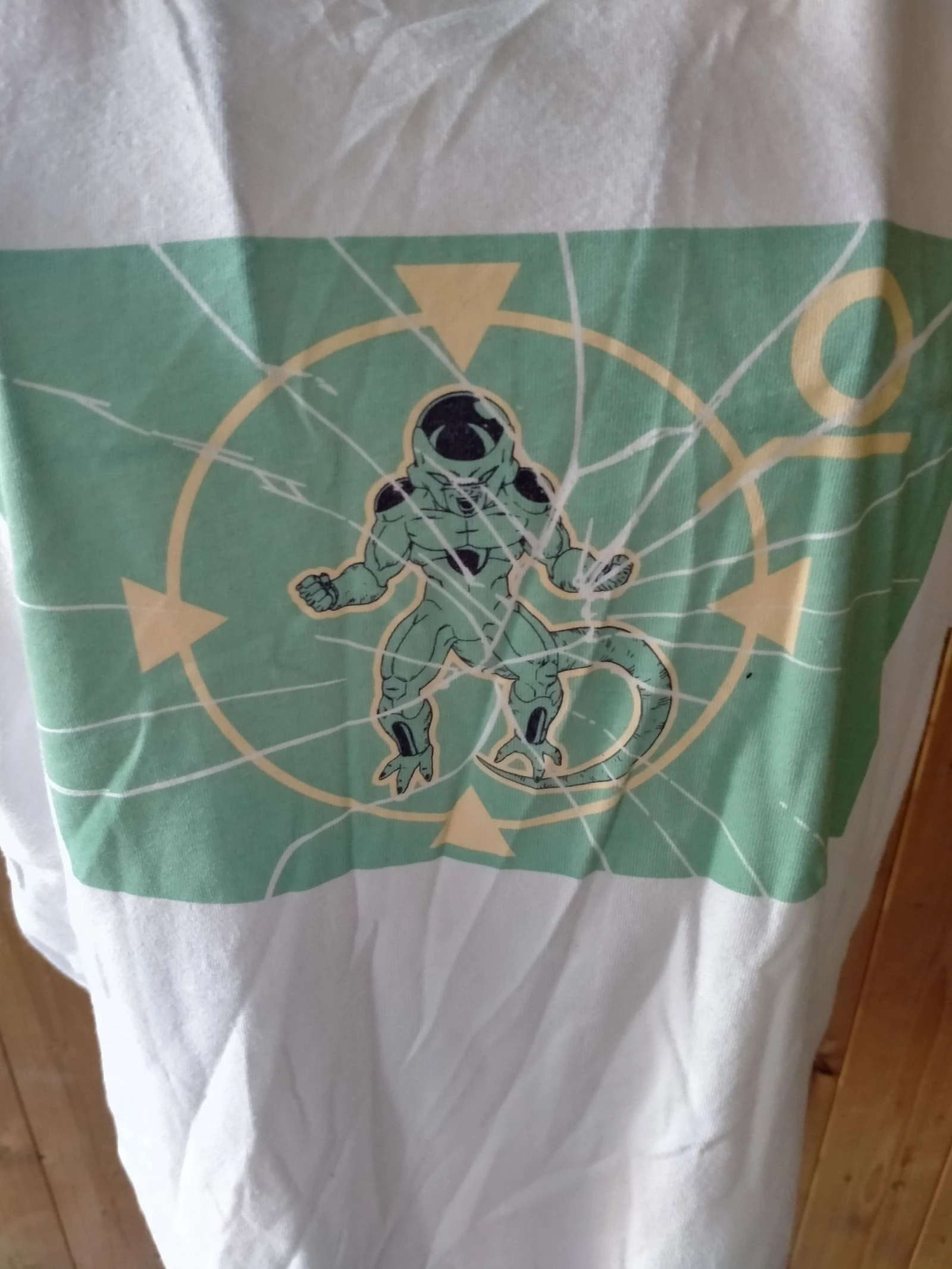 Camiseta UNIQLO UT Dragon Ball Freezer blanca para hombre talla S de manga de anime – photo 2